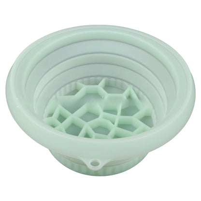 Large Foldable Silicone Bowl - Portable Face Dipping Bowl for Ice Bath and Home Skincare Routine, Ideal for Women and Girls