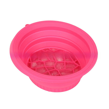 Large Foldable Silicone Bowl - Portable Face Dipping Bowl for Ice Bath and Home Skincare Routine, Ideal for Women and Girls